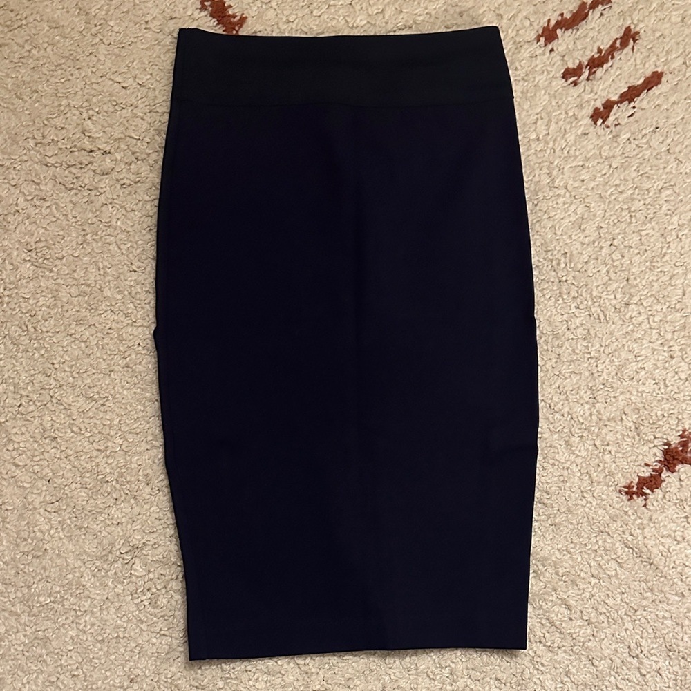 INC International Concepts Navy Pencil Skirt